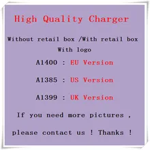 100 шт./лот высокое качество A1385 США/Великобритания/ЕС Подключите USB AC Мощность стены Зарядное устройство адаптер подходит для 5/6/7/8/X с розничной коробкой