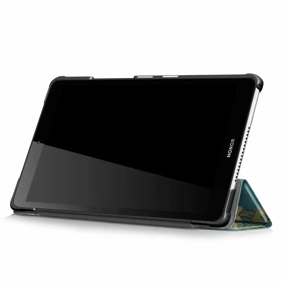 Тонкий флип из искусственной кожи чехол для huawei MediaPad M5 lite 8 JDN2-W09/AL00 8,0 дюймов умный чехол для huawei m5 lite 8 Чехол+ пленка+ ручка