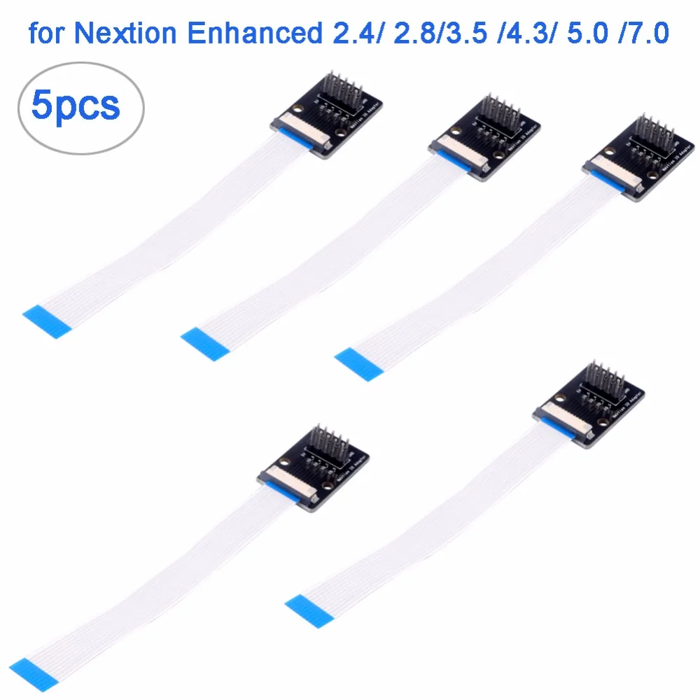 5 шт. Nextion адаптер IO для 7 0/5 0/4 3/3 5/3 2/2 8/2 4 дюйма усовершенствованная - Цена: 1 057,75 руб.