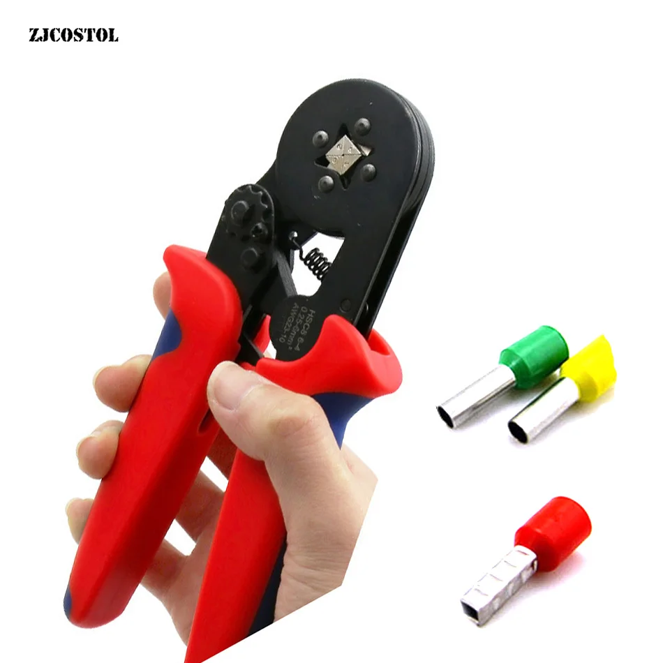 

ZJCOSTOL Crimper Plier Set 0.25-6mm2 Self-adjustable Ratchet Wire Crimping Tool Wire Terminal Crimp Connector Pliers Hand Tools