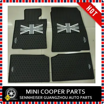 

Brand New Rubber Material Black Union Jack Style Foot Mat For Mini Cooper Countryman R60 (4 Pcs/Set)