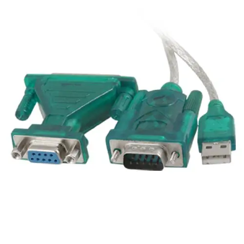 

2015 Hot 1M USB to RS232 Serial 9 Pin Adapter Cable w DB9 Female to DB25 Male Connector