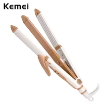 110-240 в новые 3 в 1 Электрические Инструменты для укладки волос профессиональные щипцы для завивки волос устройство керамические бигуди ролик плоский утюг кукуруза пластина