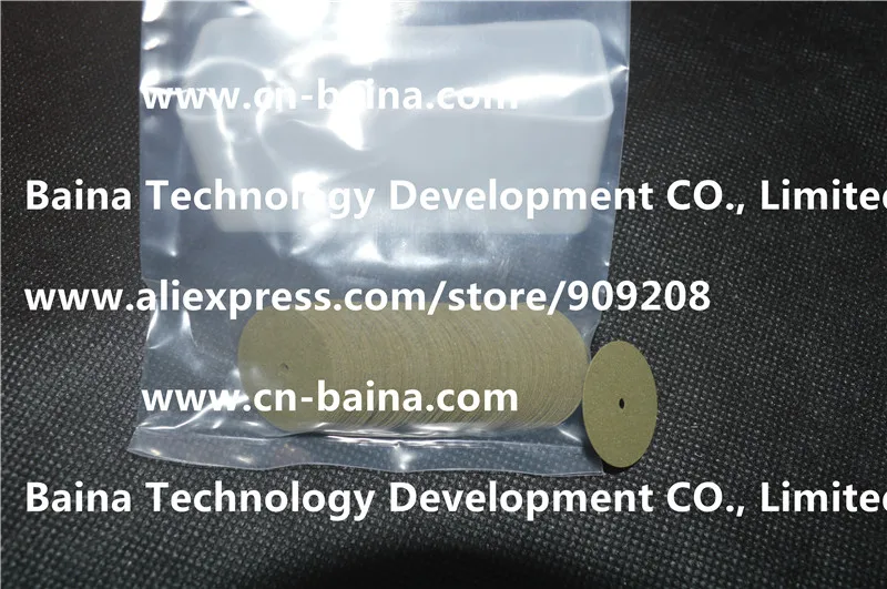 

Dental Cutting seperating discs diameter 22mm thickness 0.2mm tool silicon carbide for precious alloys ceramics 220218 one bag
