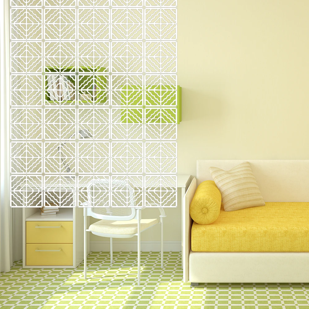 12 шт. декоративные пластиковые перегородки для разделения комнат|Экраны и