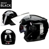 Motorcycle 3/4 open face Helmets Double Lens Racing Helmets Motorbike Medio Casco LOCOMOTIVE Scooter Helmet jiekai 516 ► Photo 1/6