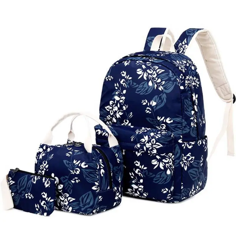 Высококачественный студенческий Детский Школьный Рюкзак Bookbag 3 шт./компл.