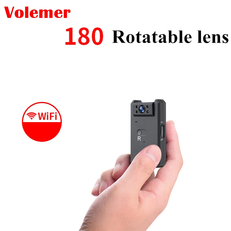 

Volemer MD90 wifi mini camera mini P2P cam IP camcorder Infrared Night Vision Motion Detection wide angle DV Mini 4K HD Kamera