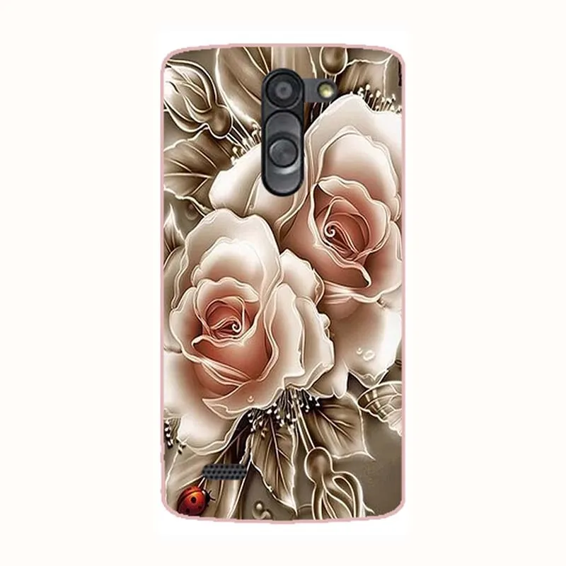 Чехлы для телефонов LG L Bello D331 D335 L Prime D337 5," чехол с принтом розы волка чехол-крышка с узорами Мягкий силиконовый чехол-накладка Fundas Para - Цвет: A193