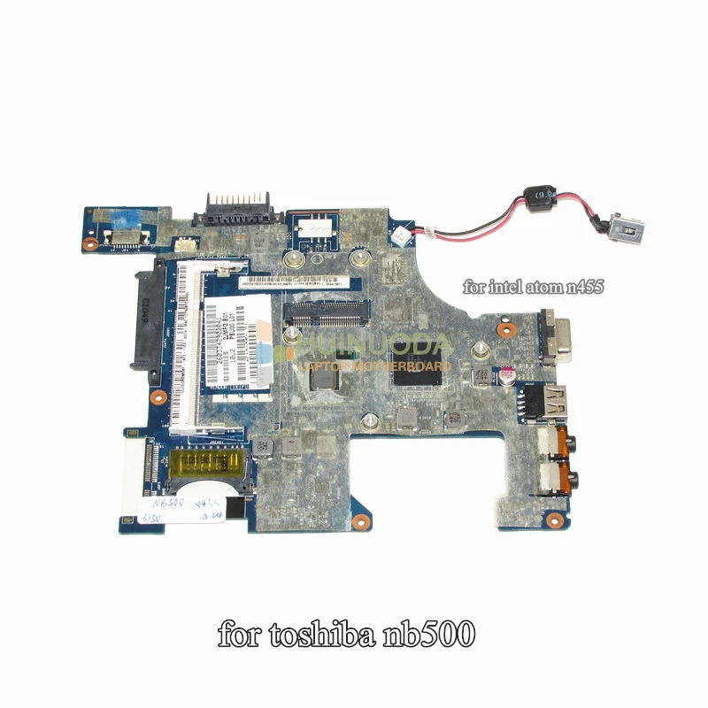 

NOKOTION K000114430 Notebook PC Motherboard For Toshiba satellite NB500 Main Board LA-6855P n455 cpu ddr3