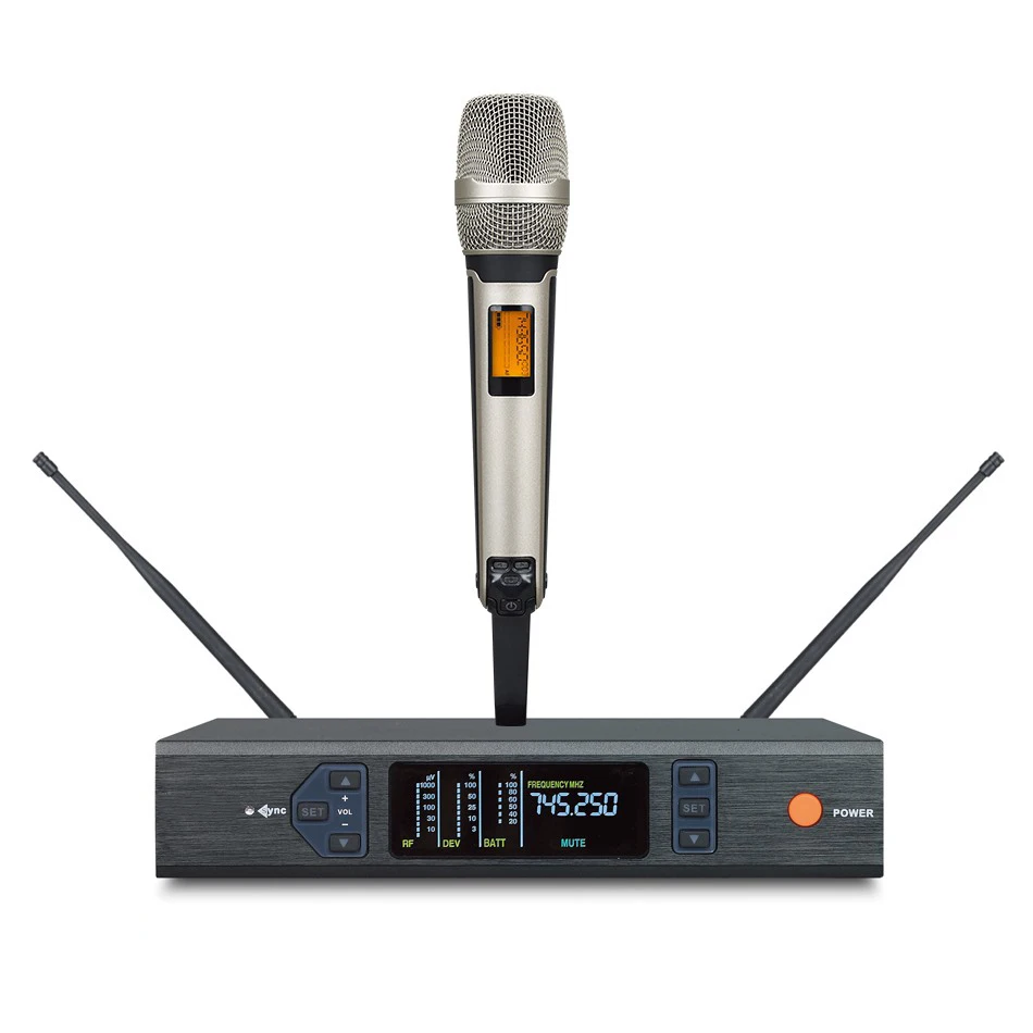 Professional UHF True Diversity SKM 9000 Wireless Microphone Vocal Mic