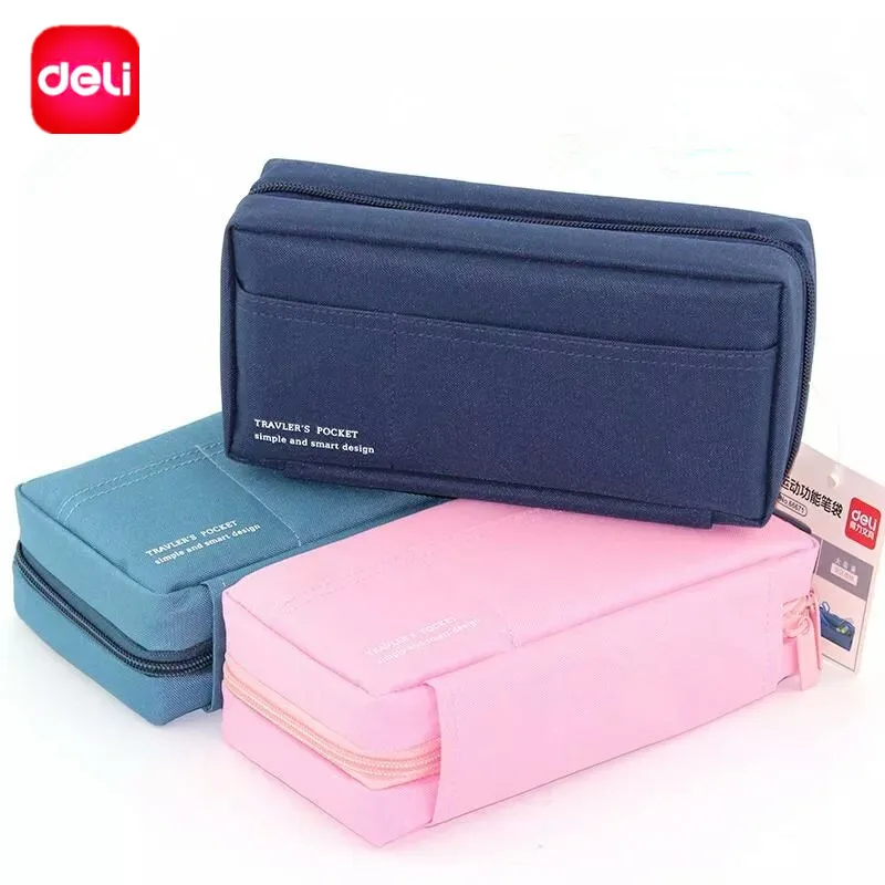 Deli Pencil Case Gift For Boys Girls Big Pencil Bags Pen Holders School