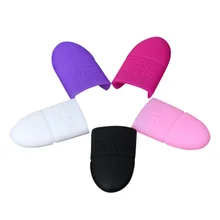2017 New Arrival 10pcs Silica gel Nail Soak Off UV Gel Art Polish Remover Wrap Cap Women makeup Tool Nail Polish Remover