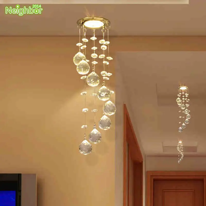 New Suspension Hanging Crystal LED 3W Small Ceiling Lamp ...