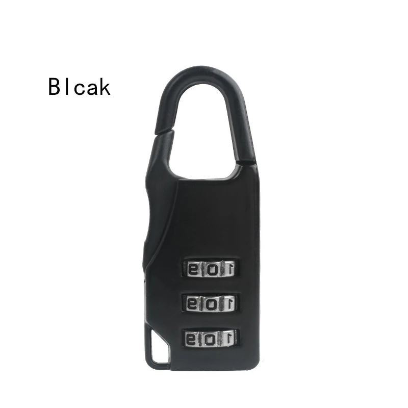 

5 colors Mini Padlock Luggage Travel Number Lock Combination Safe Code for Luggage Zipper Bag Backpack Bag Suitcase Drawer