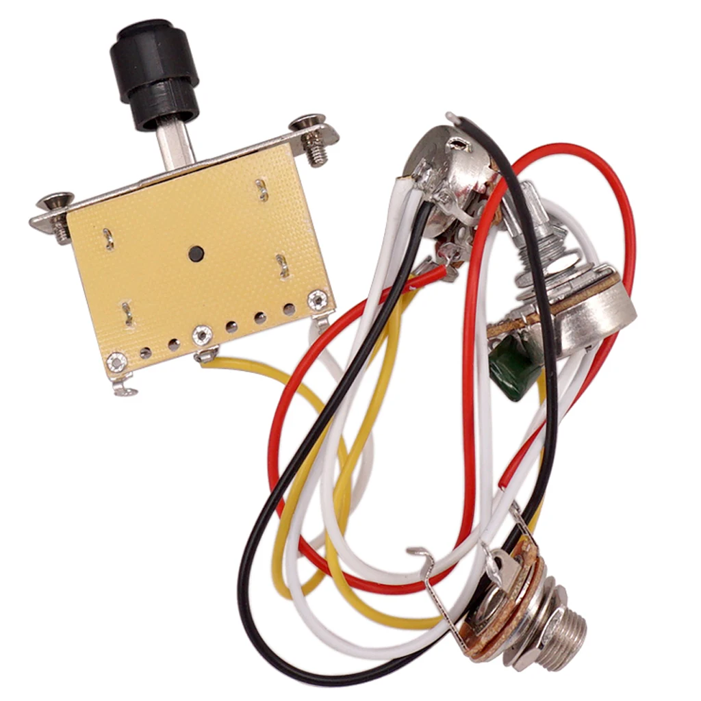 Electric Guitar Complete Circuit Wiring 500K 3-Way Toggle Switch for TL Guitar Electric DIY Parts & Accessories