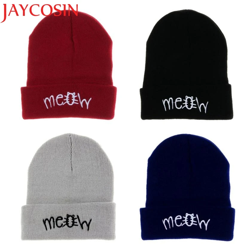 JAYCOSIN Skullies Beanies зимняя шапка, шапка с помпоном для женщин и девочек, винтажная однотонная теплая весенне-Осенняя шапка для женщин