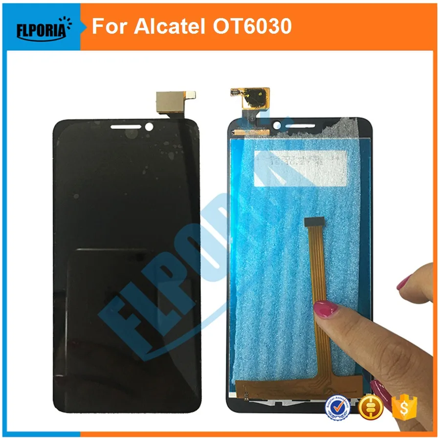 

New For Alcatel One Touch Idol Dual 6030 OT6030 LCD Display With Touch Screen Digitizer LCD Assembly Parts