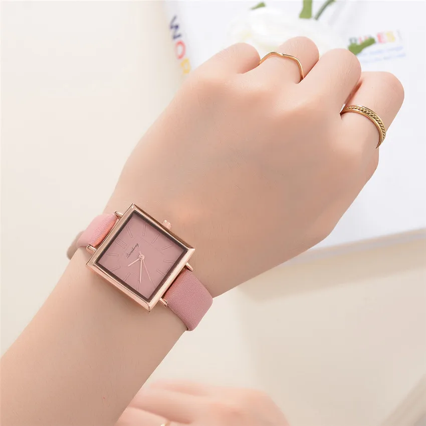

2019 Fashion Casual Quartz Watch Women Girl's Gift Simple Bracelet Pointer Watch Dress Strap Watch Analog Wristwatch 4a