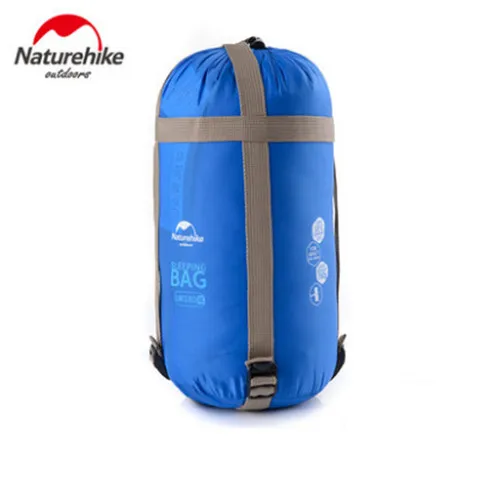 Naturehike 200x85 см мини открытый сверхлегкий конверт спальный мешок ультра-маленький размер для кемпинга пешего туризма альпинизма NH16S004-L - Цвет: Sky blue