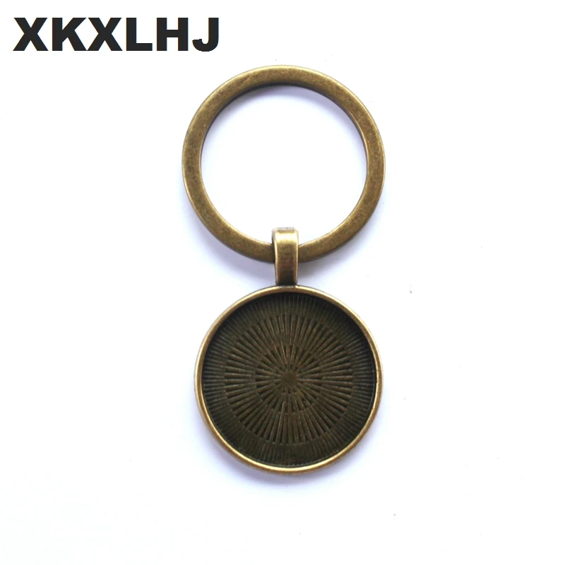 XKXLHJ классический флаг Англии/Чили мужской брелок для ключей автомобиля ювелирные изделия круглая стеклянная ключевая цепочка изображений женская сумочка искусство брелок аксессуары