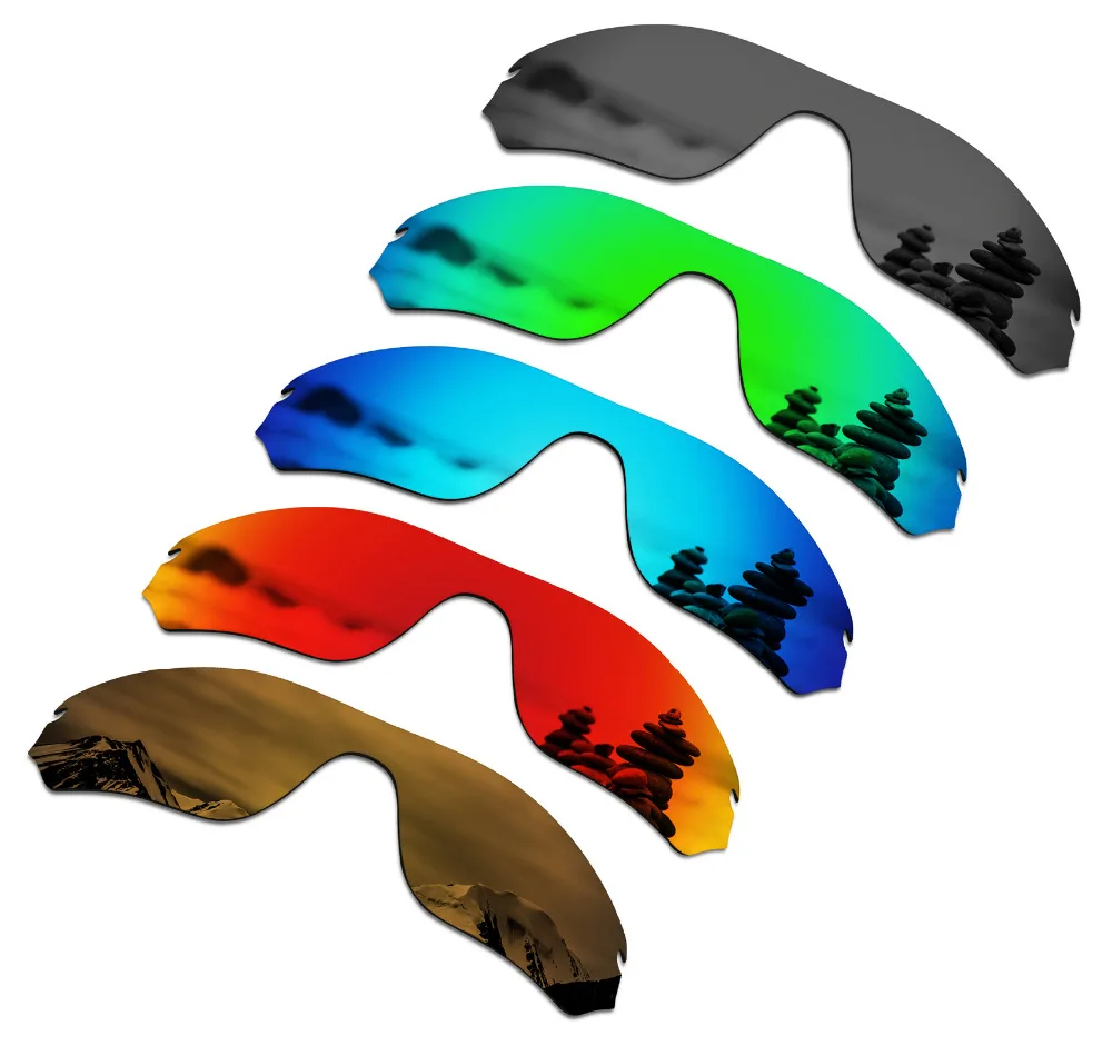 SmartVLT 5 Pieces Polarized Sunglasses Replacement Lenses for Oakley RadarLock Edge - 5 Colors SmartVLT 5 Pieces Polarized Sunglasses Replacement Lenses for Oakley RadarLock Edge - 5 Colors
