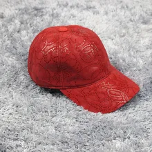 Кожаная Женская бейсбольная Кепка из овчины, новая осенне-зимняя шапка для отдыха, женские модные высококачественные Кепки из натуральной кожи H6970