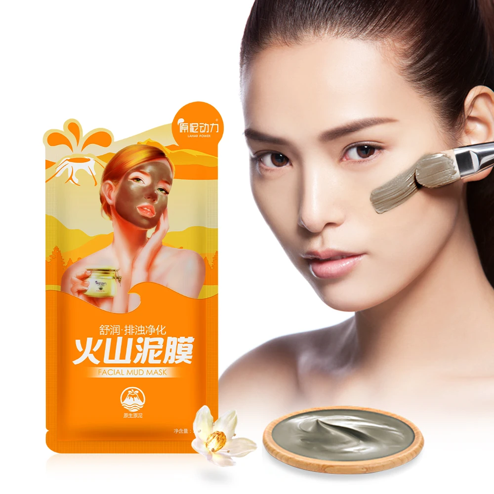 100 Natural Volcanic Mud Mask Deep Pore Cleansing Moisturizing Healing