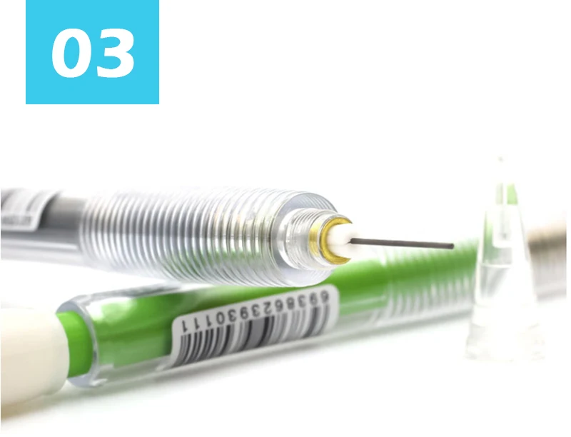 Pentel Ax105 탑 프레스 0.5mm 0.7mm 학교 및 사무용 문구용 샤프 펜슬 다채로운