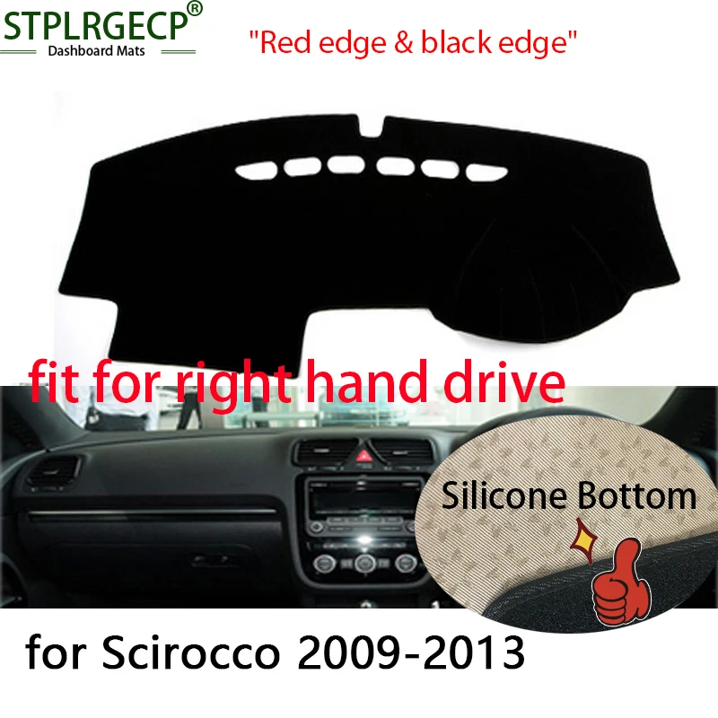 

Right hand drive Double layer Dash Mat Dashmat Dashboard Cover Sun Shade Dash Board Cover Carpet for VW Volkswagen Scirocco