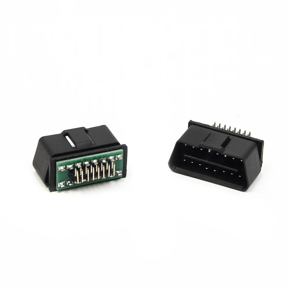 OBD2 разъем OBDII штекер проводка для диагностического инструмента 16 PIN DIY