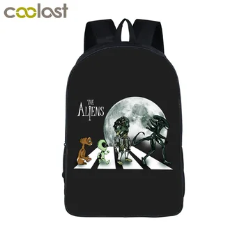 

Cool Alien Predator Backpack Horrible Face Hug Children School Bags For Teenage Kids School Backpack Bag Men Travel Bags