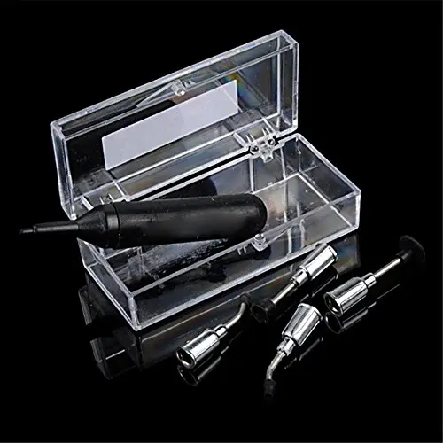 

Anti-static Mini SMT/ SMD IC Chip BGA Vacuum Pump Suction Pen + 4 different nozzels, Vacuum picker
