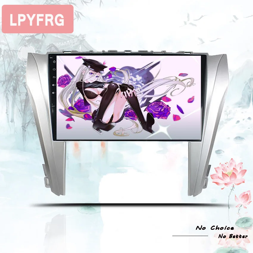 Discount HD IPS 1024*600 Android 9.0 4G RAM car audio a/v multimedia gps navi system For toyota camry 2015 2016-19 3/4g wifi rds dab dvr 1