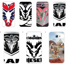 Perciron para Samsung Galaxy A3 A5 A7 J1 J2 J3 J5 J7 2015 de 2016, 2017 TPU personalizado patrón Pop Dodge Ram logotipo