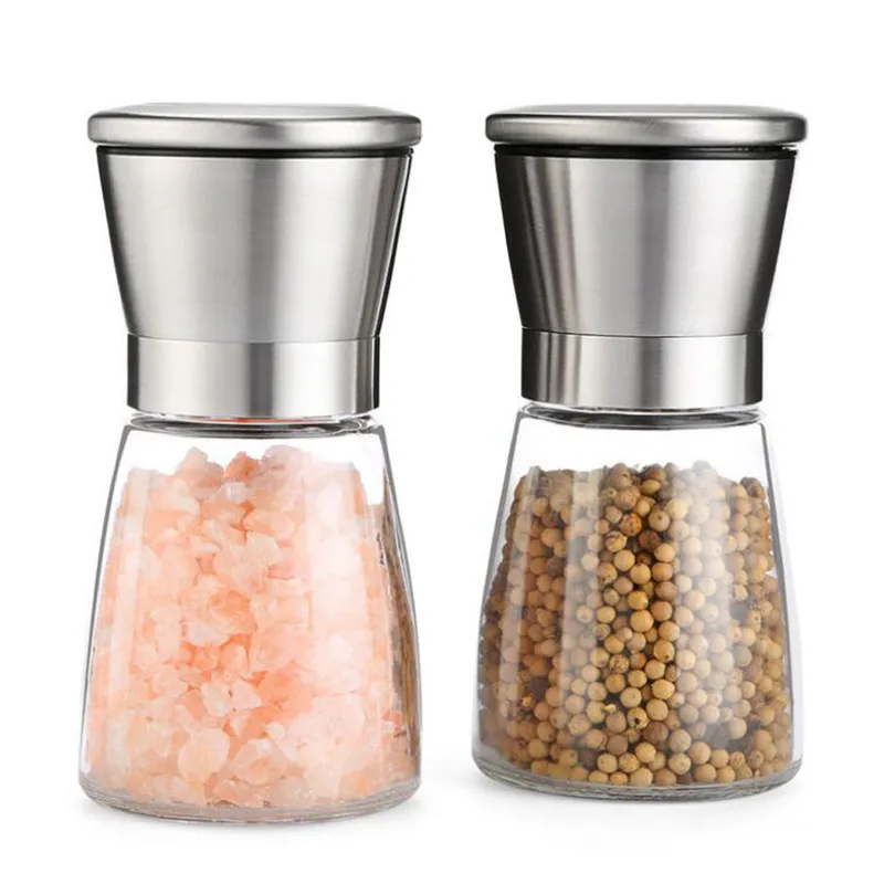 Kitchen Tools Pepper grinder Stainless steel ABS ceramic grinding core Kitchen tool salt and garlic pepper Kitchen accessories (2)