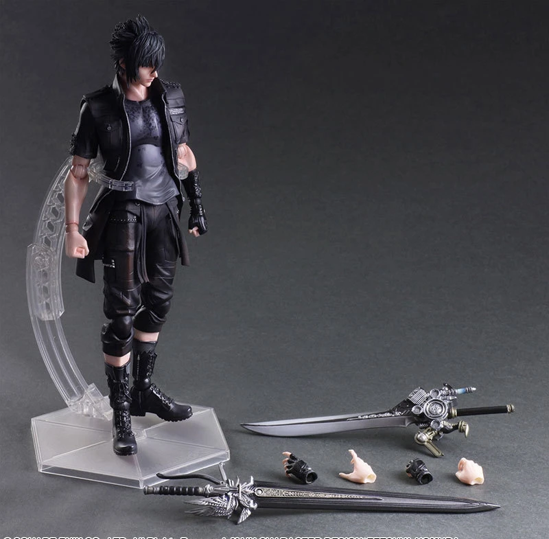 Play Arts Final Fantasy Fig XV Noctis Lucis Caelum Figure PA 27 см ПВХ фигурка игрушки Kai Figure|Игровые фигурки и