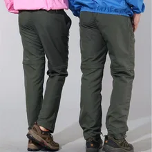 Mounchain Пеший Туризм брюки Для мужчин и Для женщин съемная быстросохнущая Пеший Туризм Спортивные брюки для Открытый Отдых поход