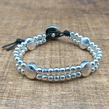 

Shuangsheng New fashion, retro fashion bracelet, Metal Beaded Bracelet, primitive tribal style B044