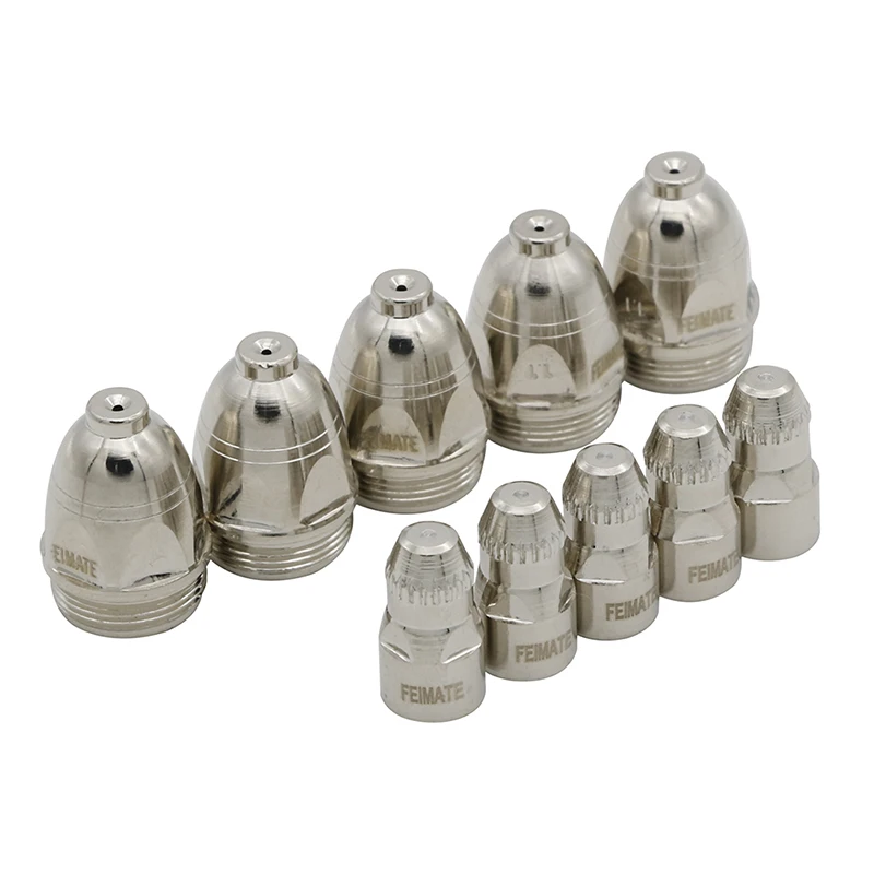 10PCS/Set P-80 Plasma Torch Consumable 1.1mm Nozzle Tip Electrode Trail Pack Set