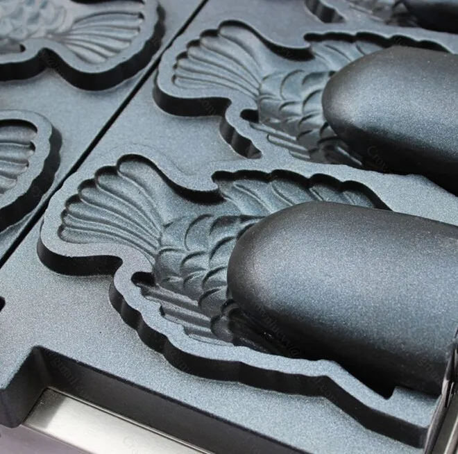 110 В/220 В машина для производства мороженого taiyaki японская с открытым ртом|machine