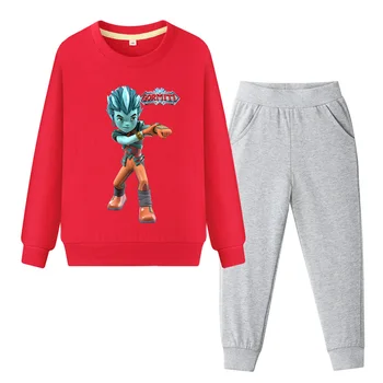 

New Gormiti Game Cartoon Clothing Sets For Kids Spring Autumn Tracksuits Children Clothes Sets Coat+Pant Suit Boy Girls DY105