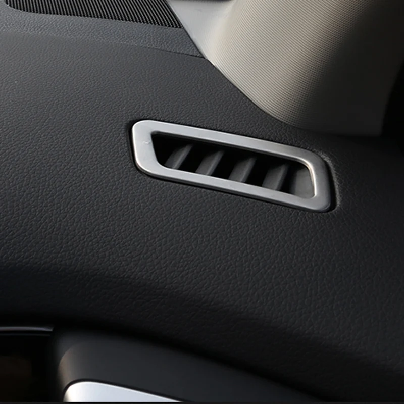 

ABS Chrome Air Condition Outlet Cover Trim Air Vent trim Cover Front insert outlet For Qashqai J11 2017 2018
