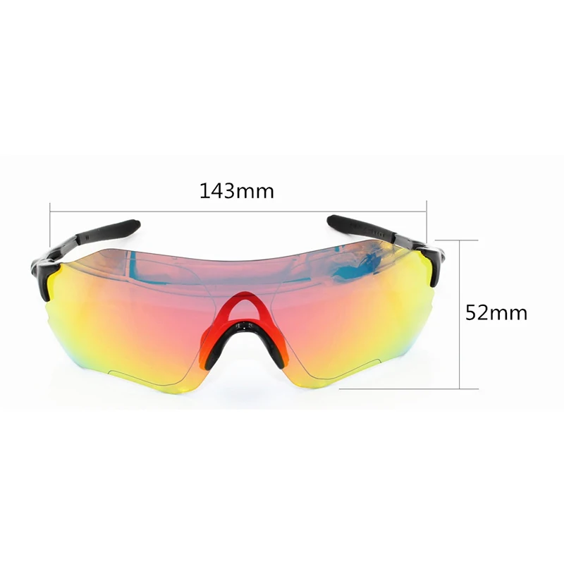 Professional Outdoor Sport Sunglasses Cycling Glasses Men Women Mountain Bike MTB Bicycle Glasses TR90 Frame Bike Riding goggles
