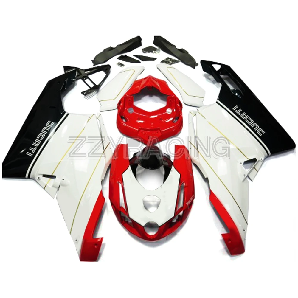 

Injection Fairings Kits for Ducati 999 749 2003 - 2006 Year Complete ABS Plastic 2004 2005 Covers White Red Cowling Panels Kit