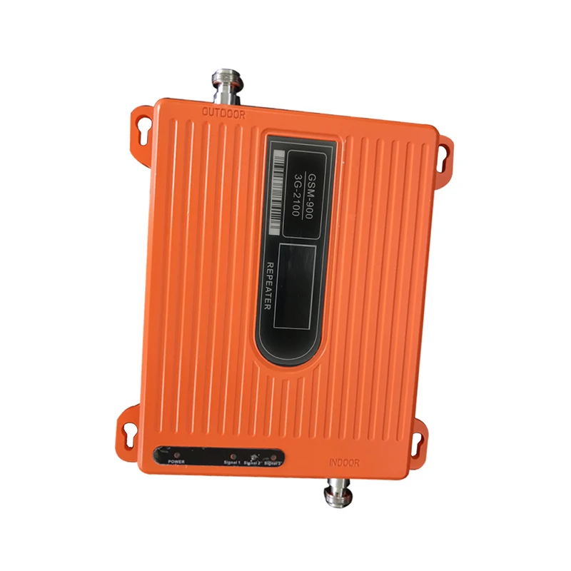 LCD High Power 70dB Dual Band GSM 900 MHz wcdma 2100 MHz 3G Mobile Phone Signal Booster Amplifier Repeater