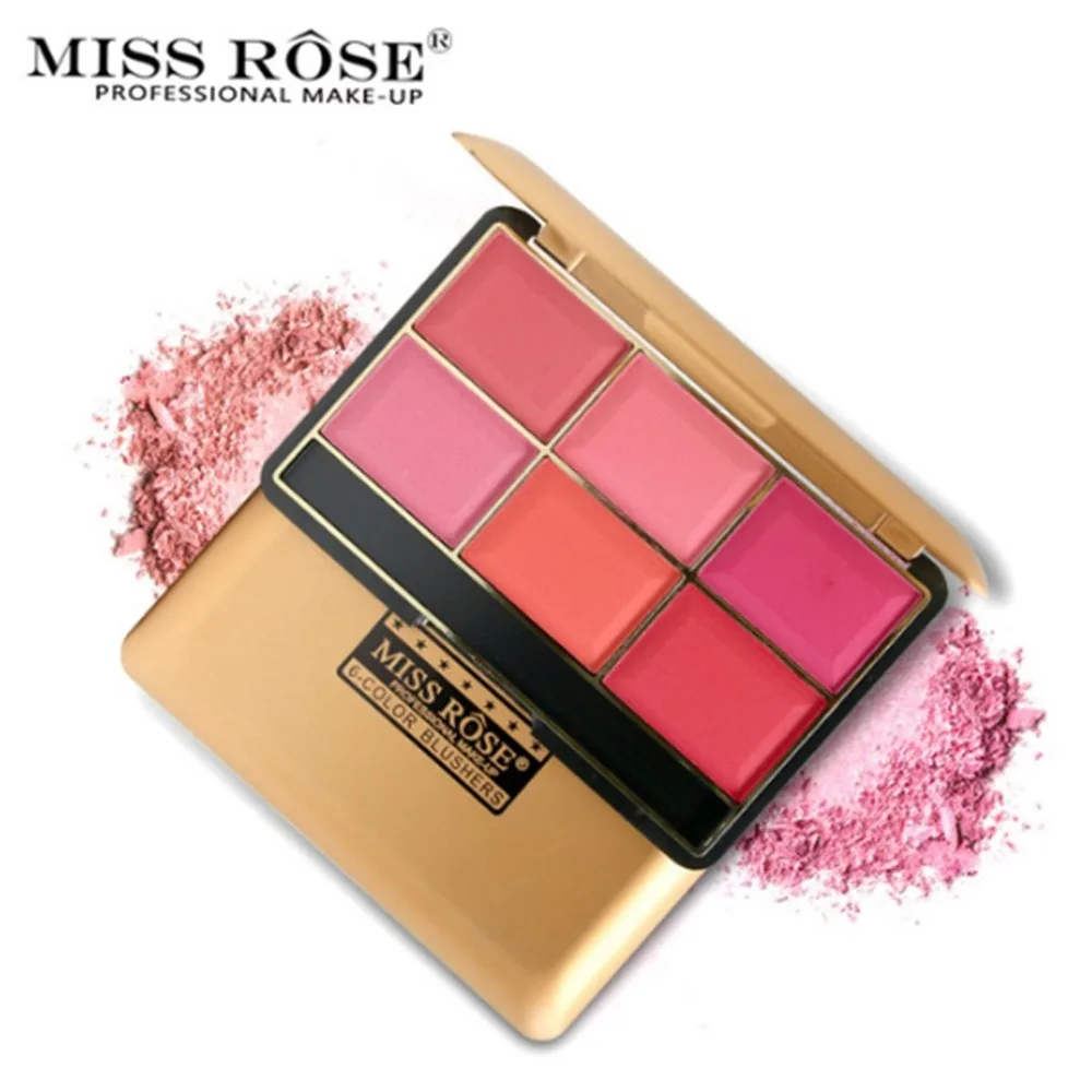 

South American Style Blush Cosmetic Natural Blusher Powder Palette Charming Cheek Color Makeup Face Blush Makeup