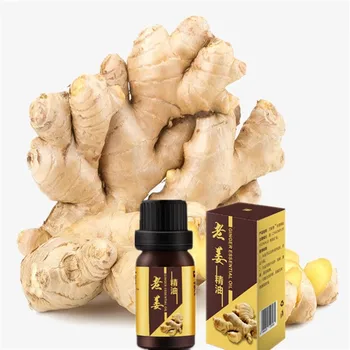 

Women Men's abdomen slimming essential oil Tight waist muscles slimming Ginger essential oil for losing weight body essence 10ml