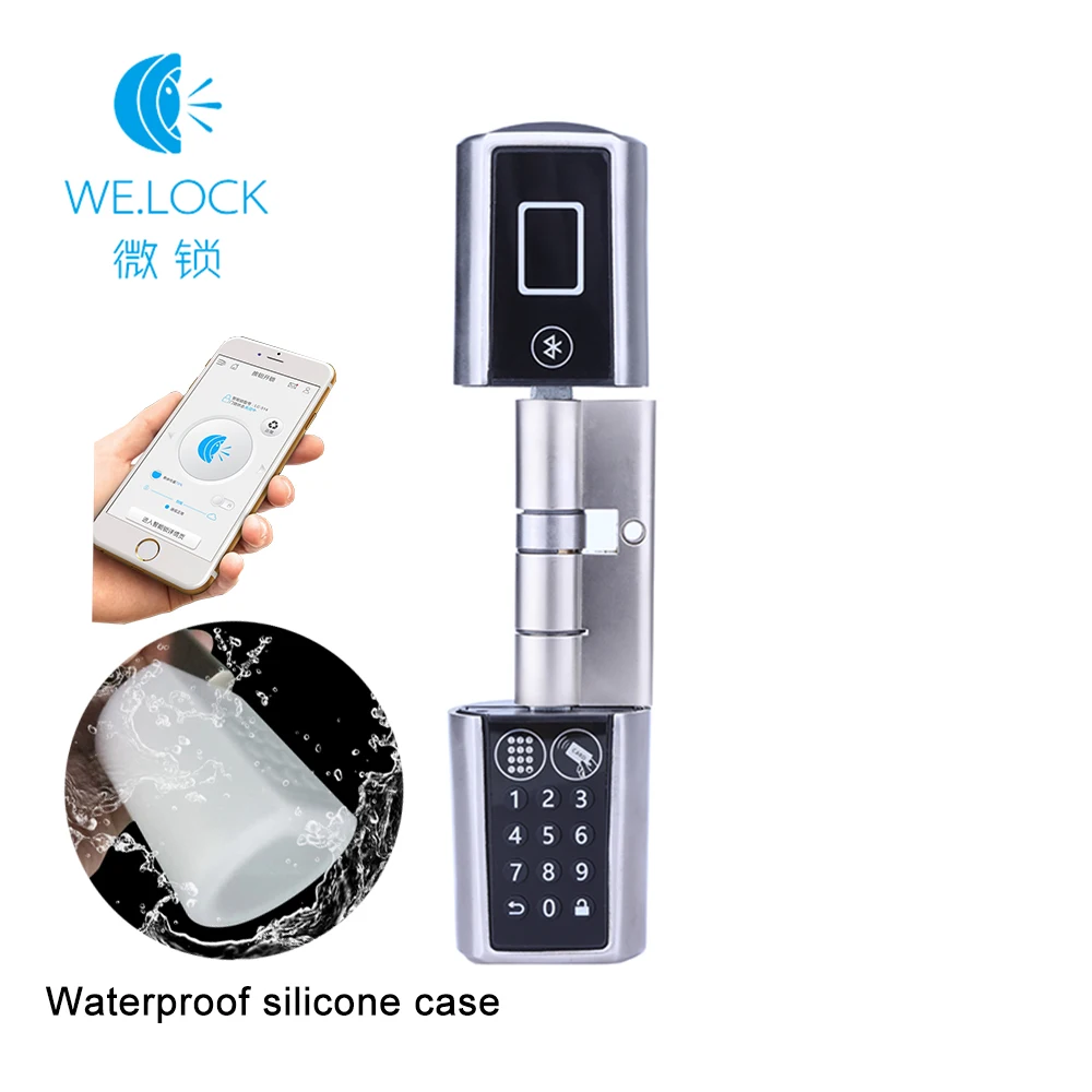 

2019 Durable Smart Lockcore Mechanical Lock Transformation Replacement Intelligent Cylinder Password Bluetooth RFID Card APP