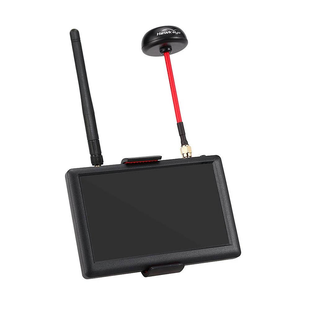

800*480 5 inch Disply 5.8G FPV Monitor with Diversity Dual Receiver for Racer Racing Drone RC Quadcopter Multicopter Model Parts